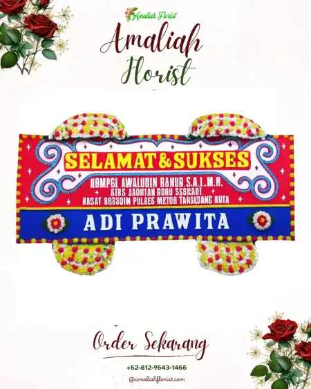 Papan Bunga Ucapan Selamat Wilalung